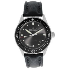 Blancpain Fifty Fathoms Montre-bracelet automatique Bathyscaphe en acier inoxydable