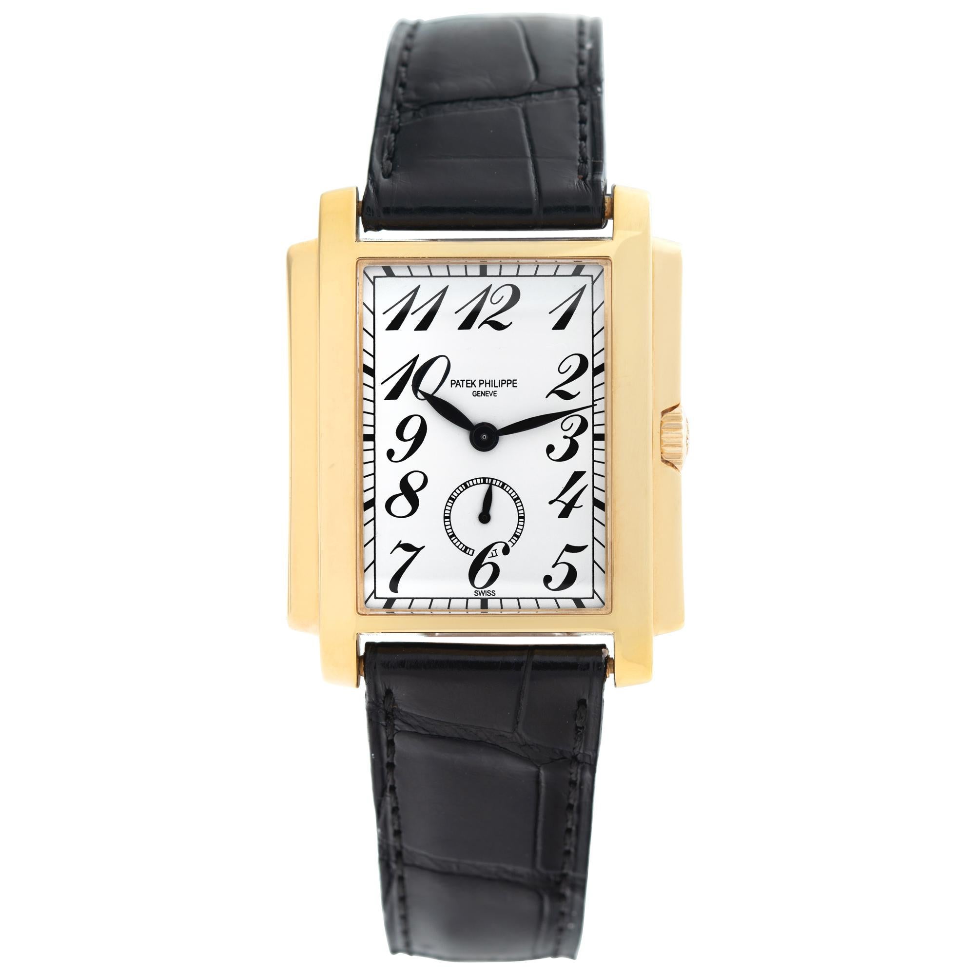 Patek Philippe Gondolo 18k yellow gold Manual Wristwatch Ref 5024j For Sale
