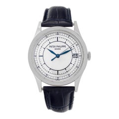 Patek Philippe Calatrava 18k white gold Automatic Wristwatch Ref 5296G