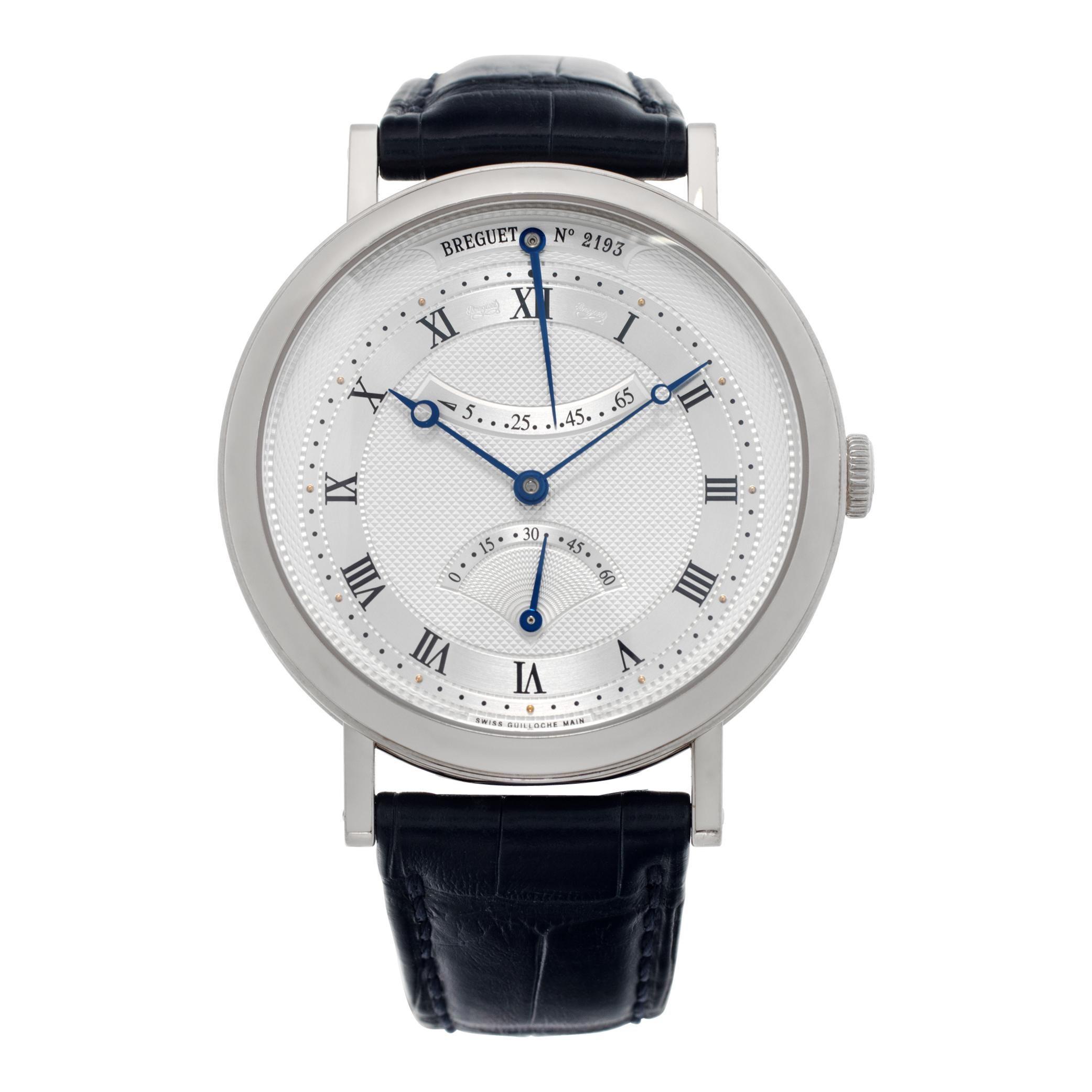Breguet Classique 18k white gold Automatic Wristwatch Ref 5207 For Sale
