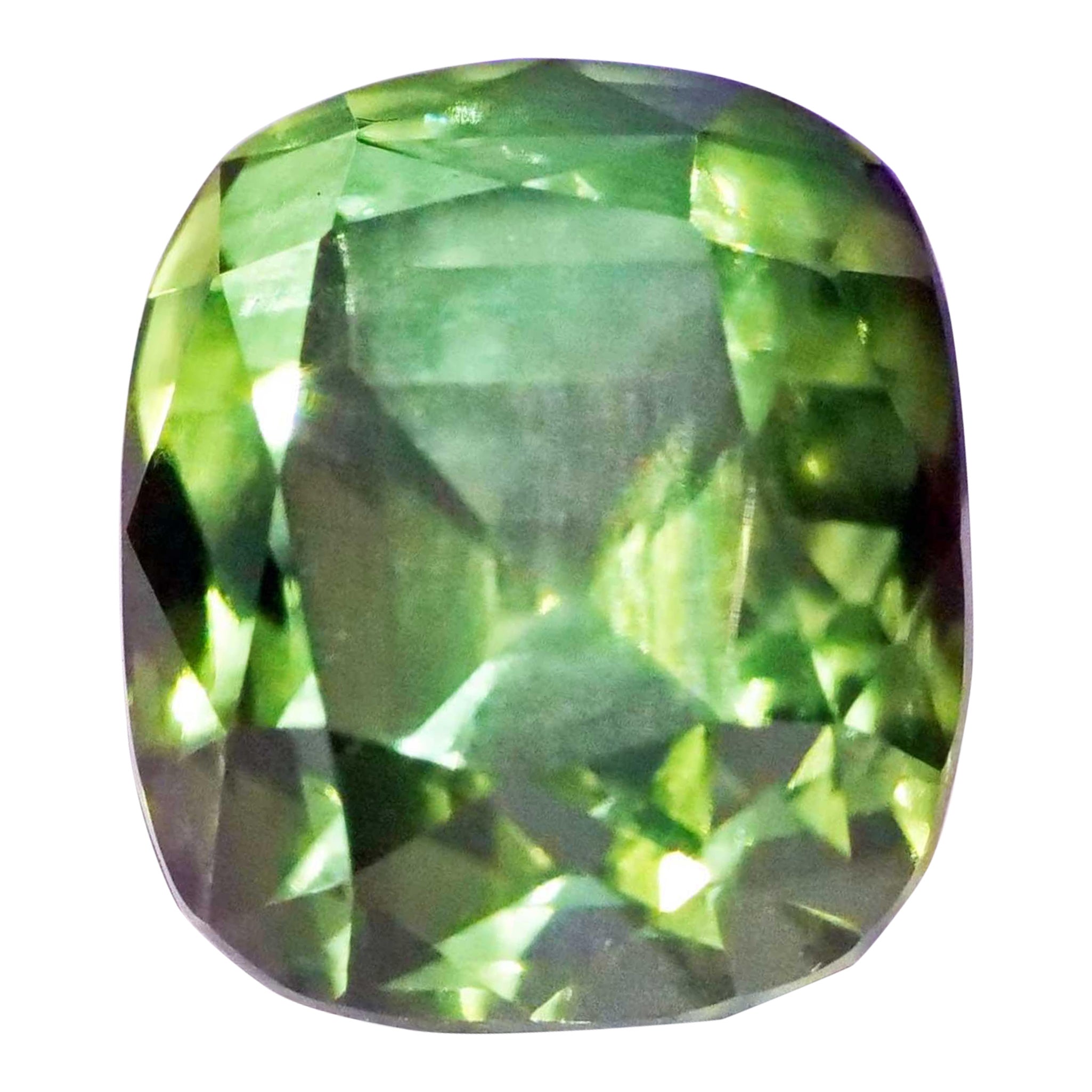 GLA Certificate Tourmaline  Afghanistan green-mint 8.45 ct Investment Gemstone For Sale