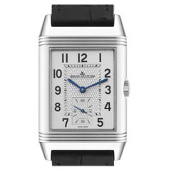 Jaeger LeCoultre Reverso Duo Day Night Steel Mens Watch 215.8.D4 Q3848420 Card