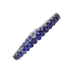 35.11 Ct Sapphire Oval Tennis Bracelet