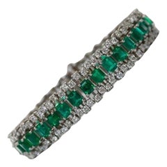 17.39 carat emerald EC bracelet