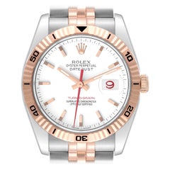 Rolex Datejust Turnograph Steel Rose Gold Mens Watch 116261