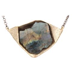 DB/CB by Debra Baxter Labradorite Bronze Necklace