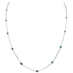 Emerald Chain Necklaces