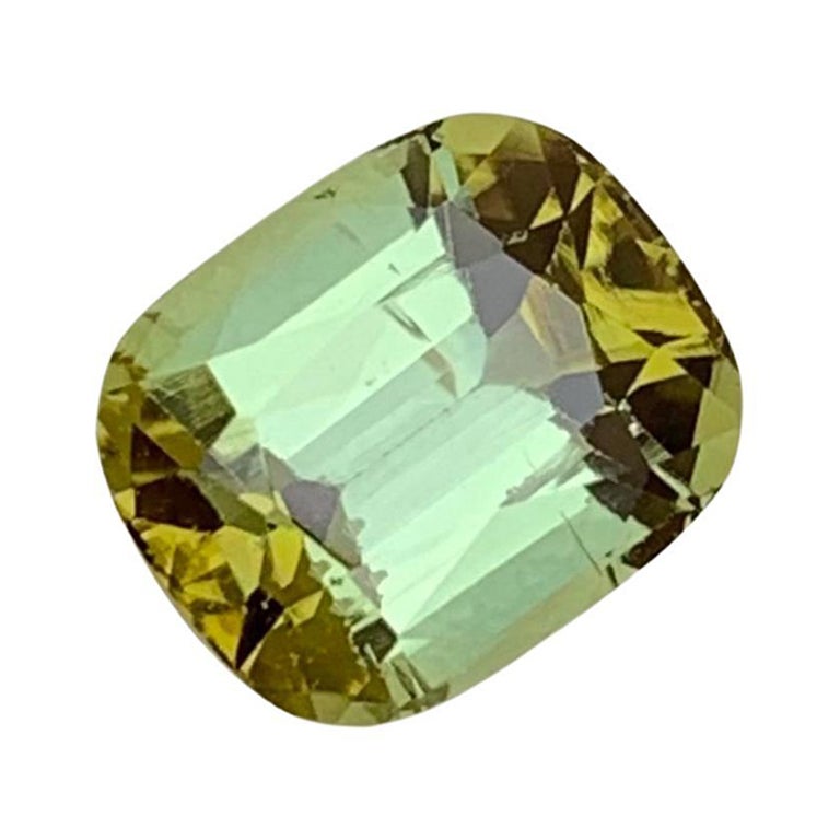 2.85 Carat Natural Loose African Tourmaline Cushion Shape Gem For Jewellery  For Sale