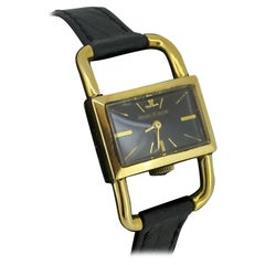 Reloj Jaeger-LeCoultre Értier Luchetto de oro de 18 quilates, esfera de ónice y estriberas para señora