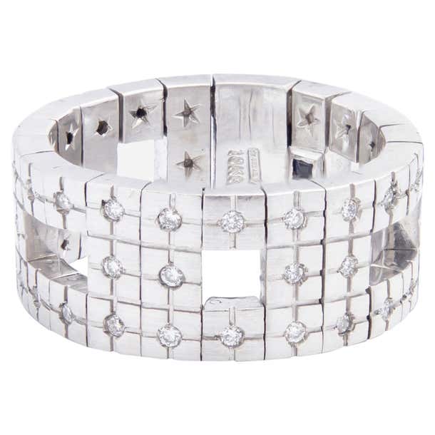 H. Stern 18 Karat White Gold and Diamond 'Metropolis' Ring For Sale at ...