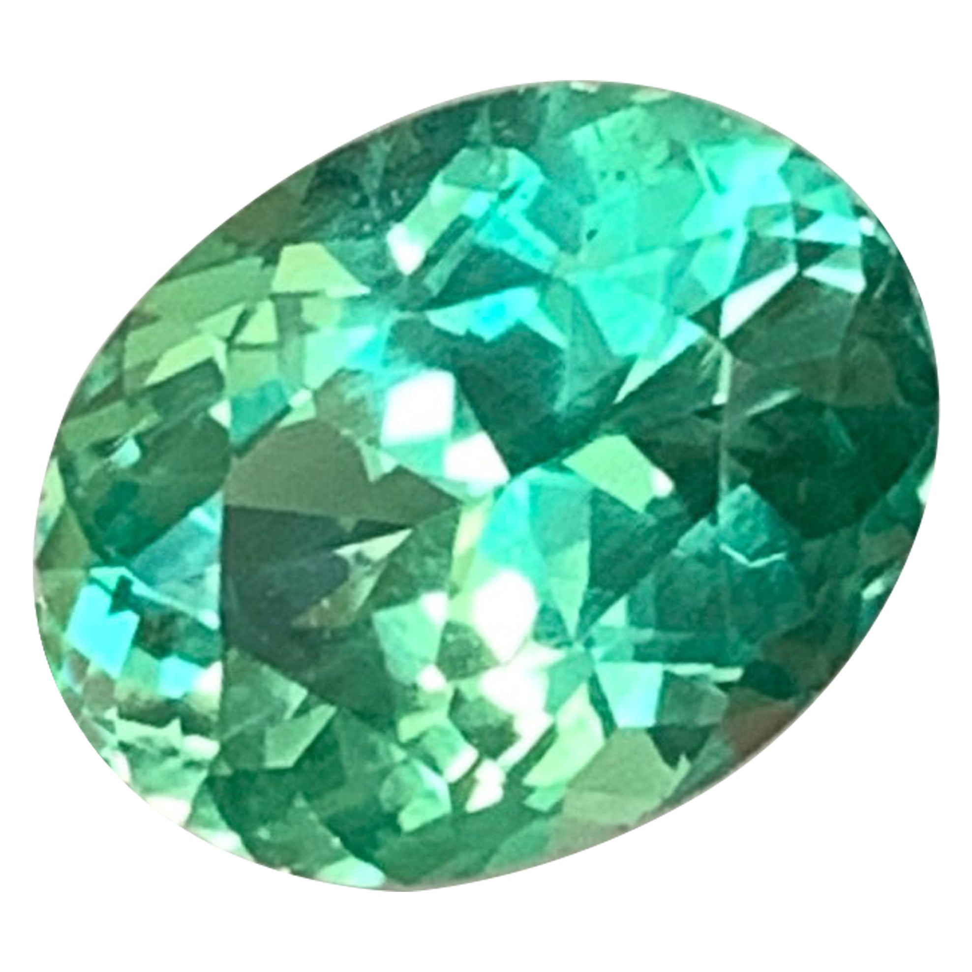 GIA Certified 1.66 Cts AAA Grade Green Rare Rare Kornerupine (Pismatine) For Sale