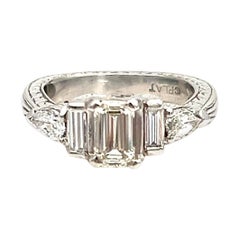 1.25 ct Emerald Cut Diamond Ring