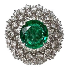 1,77 CTS Smaragd Ring