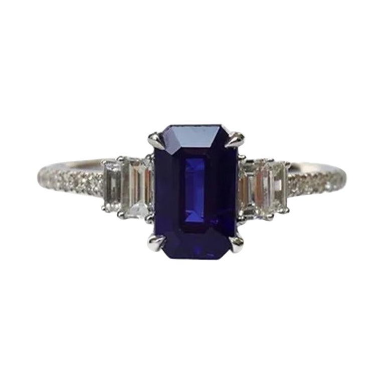 Sapphire EC Ring 1.82 CTS For Sale