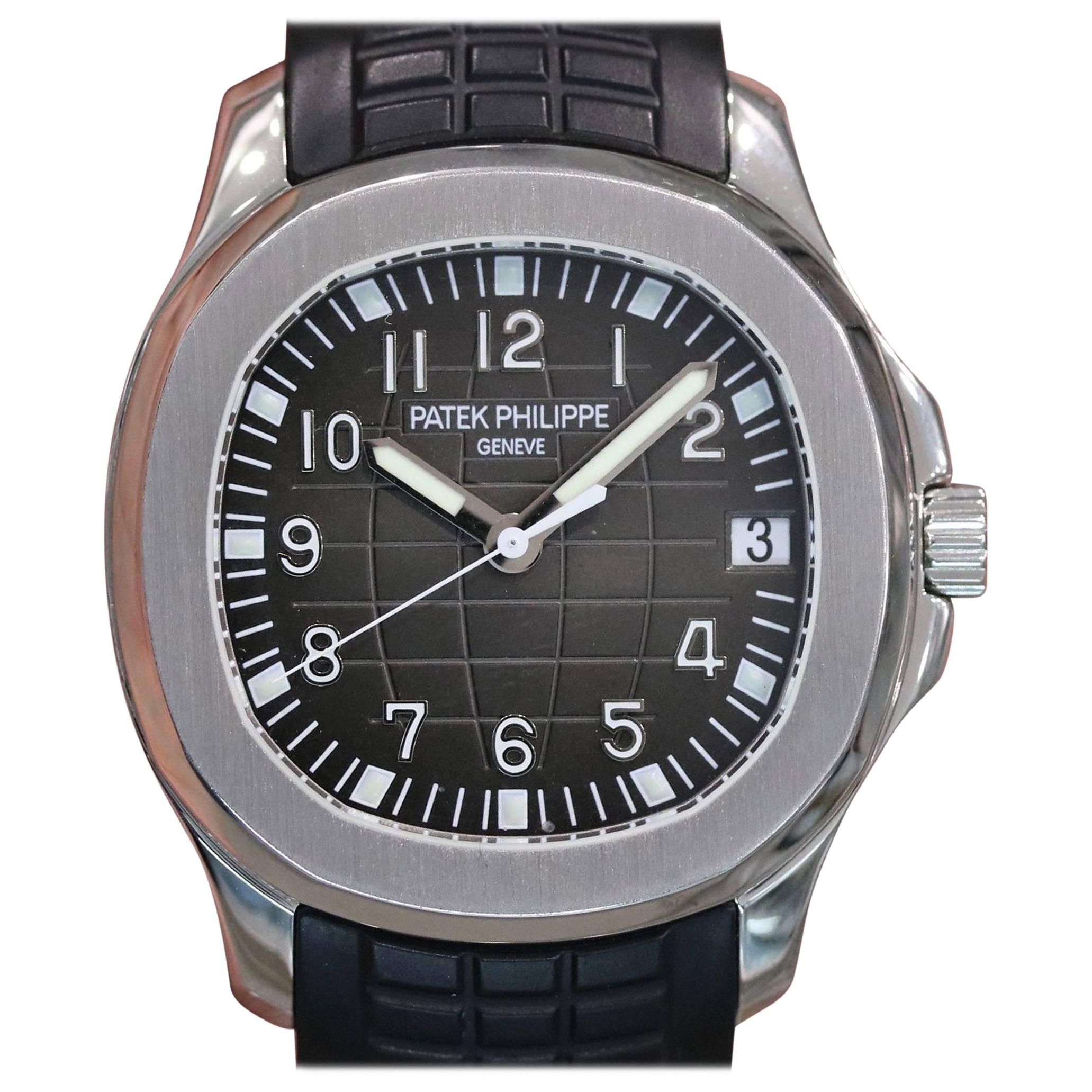 Patek Philippe Stainless Steel Aquanaut Automatic Wristwatch Ref 5165a-001