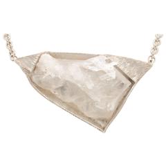 Crystal Quartz Sterling Silver Necklace 12