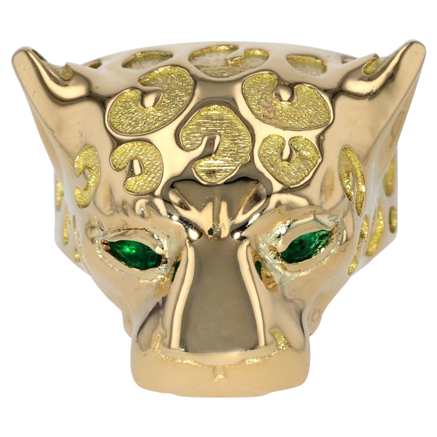 18K Yellow Gold Jaguar Ring by Tane For Sale
