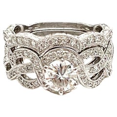 Bague de fiançailles avec diamant de 1,00 ct