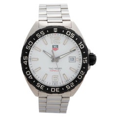 Used Tag Heuer Formula 1 Wristwatch Ref WAZ111. 41mm, Stainless Steel, White Dial..
