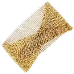 Tiffany & Co. Gold Mesh Bracelet