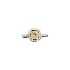 1.59 ct Natural Yellow Diamond Ring