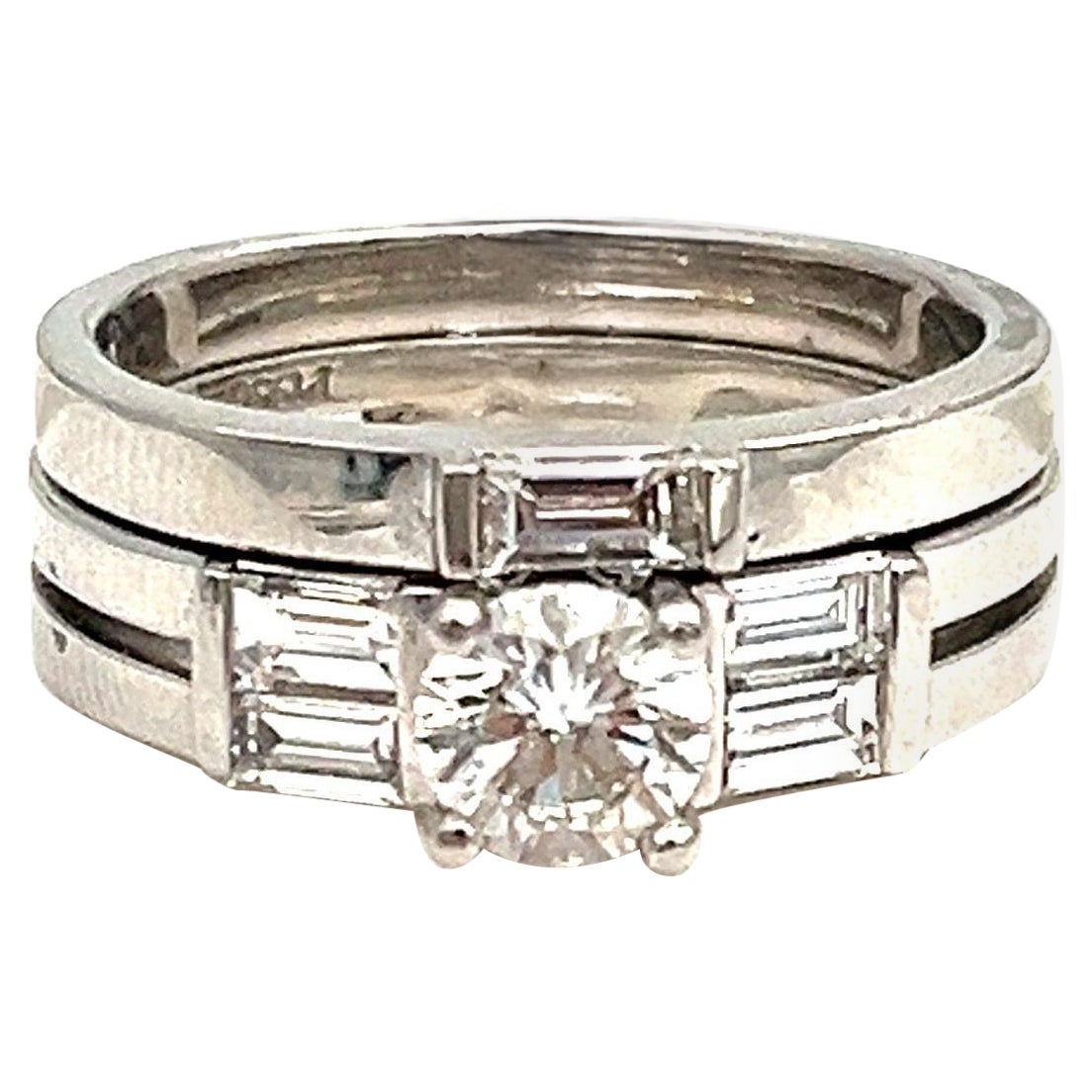 1.00 ct Diamond Engagement Ring Set