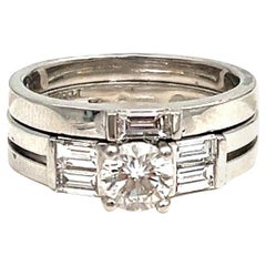 Bague de fiançailles avec diamant de 1,00 ct