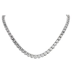 25 Karat Diamant-Tennis-Halskette