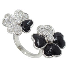 Van Cleef & Arpels Cosmos Between the Finger ring Diamond and Onyx