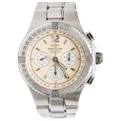 Breitling Stainless Steel Hercules Chronograph Automatic Wristwatch Ref A39363