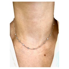 2.56 ct Diamond By Yard Necklace
