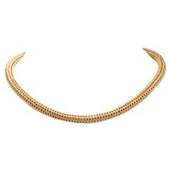 Tiffany & Co. Diamond Gold Choker Necklace 5