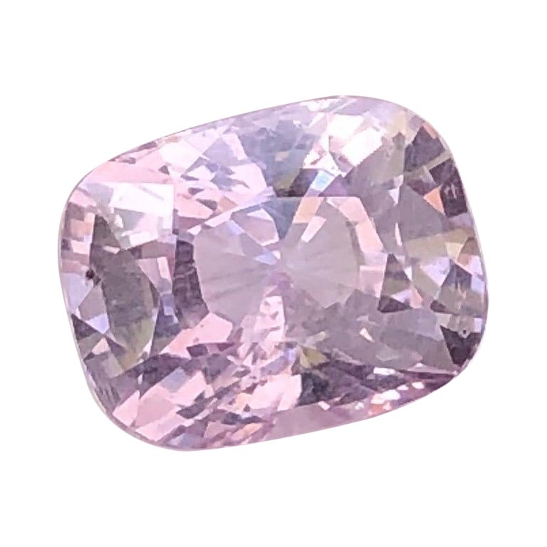 No Reserve Natural Baby Pink Spinel 2.95 ct cushion 