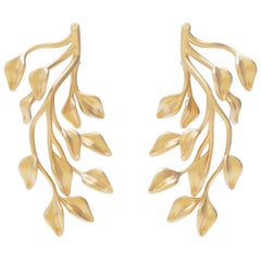 Matisse’s Branch Earrings 18k Yellow Gold, Larissa Moraes Jewelry