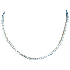 8.18 ct Diamond Tennis Necklace 
