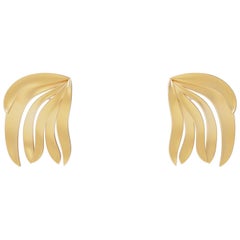 Matisse´s Sirene Earrings 18k Yellow Gold, Larissa Moraes Jewelry