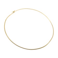 Vintage 14K Gold Wire Choker