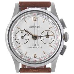 Eberhard & Co. Stainless Steel Contograf Chronograph Wristwatch 12