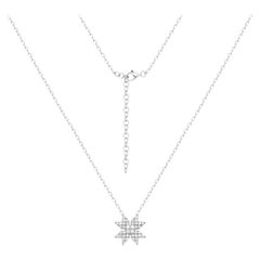 Order 2*2 cm Chic  Diamond White 14k Gold Pendant Necklace for Her