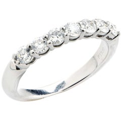 Used Tiffany Forever Diamond Band Ring Platinum