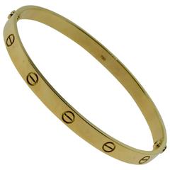 Cartier Yellow Gold Love Bracelet Size 21