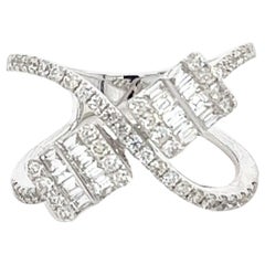 18K White Gold Classic Diamond Ring