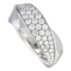 Cartier Coup d'clat 18K White Gold 1.04 ct Diamond Ring