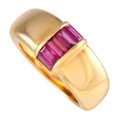 Tiffany & Co. 18K Yellow Gold Ruby Ring