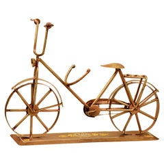 Stand pour bouteilles de vélo peintes en fer