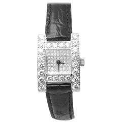 White Gold & Diamond Chopard H Ladies Wristwatch