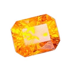 4.46 Carats Fanta garnet fire color High quality High precision Diamond