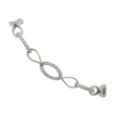 Gabriel & Co. Open Link Diamond Tennis Bracelet 