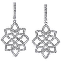 Emilio 1.48 Carat Diamonds Gold Earrings