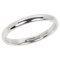 Tiffany & Co. 3mm Platinum Wedding Band Ring